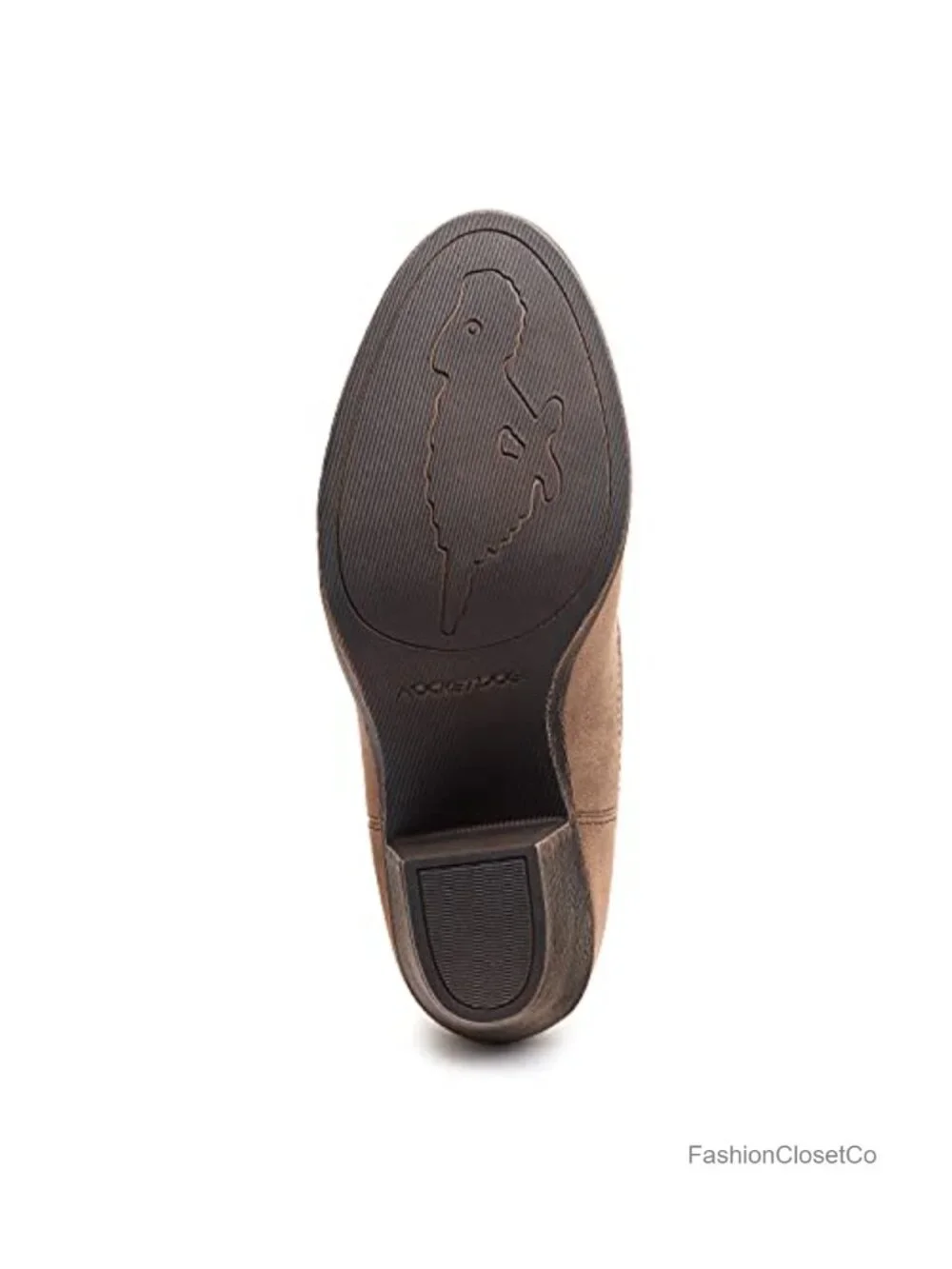 Ankle Western Boot with Stacked Heel and Cushioned Footbed